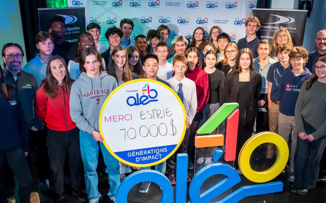 Première remise de bourses régionales en Estrie : soutenir dès l’émergence du talent