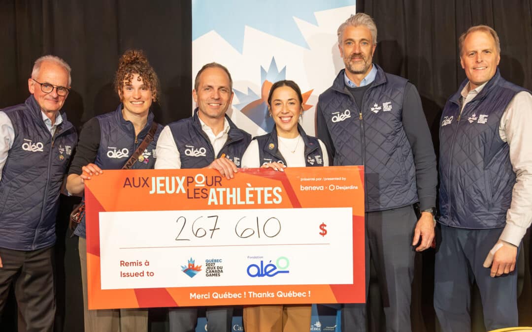 « Aux Jeux pour les athlètes » : 267 610 $ amassés pour la relève sportive