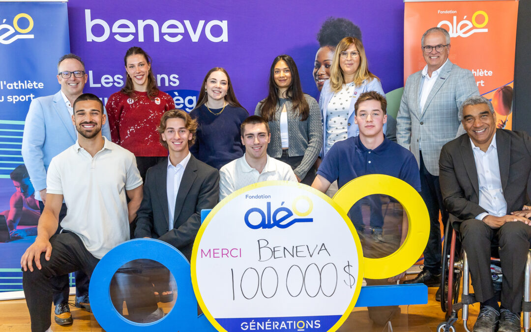 Programme de bourses Fondation Aléo x Beneva : Beneva investit dans les étudiant·e·s-athlètes du Québec pour une 17e année