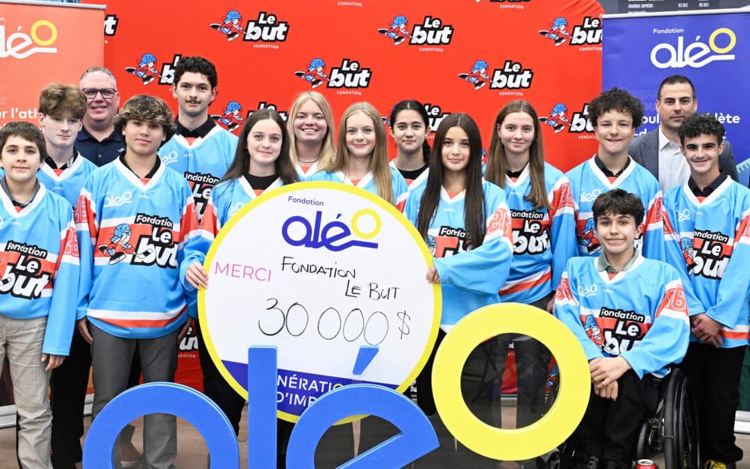 La Fondation Aléo et la Fondation Le BUT repêchent 15 jeunes talents du hockey : un élan pour aller plus loin